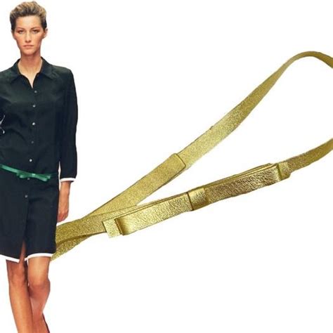 miu miu gold leather belt|Miu Miu.